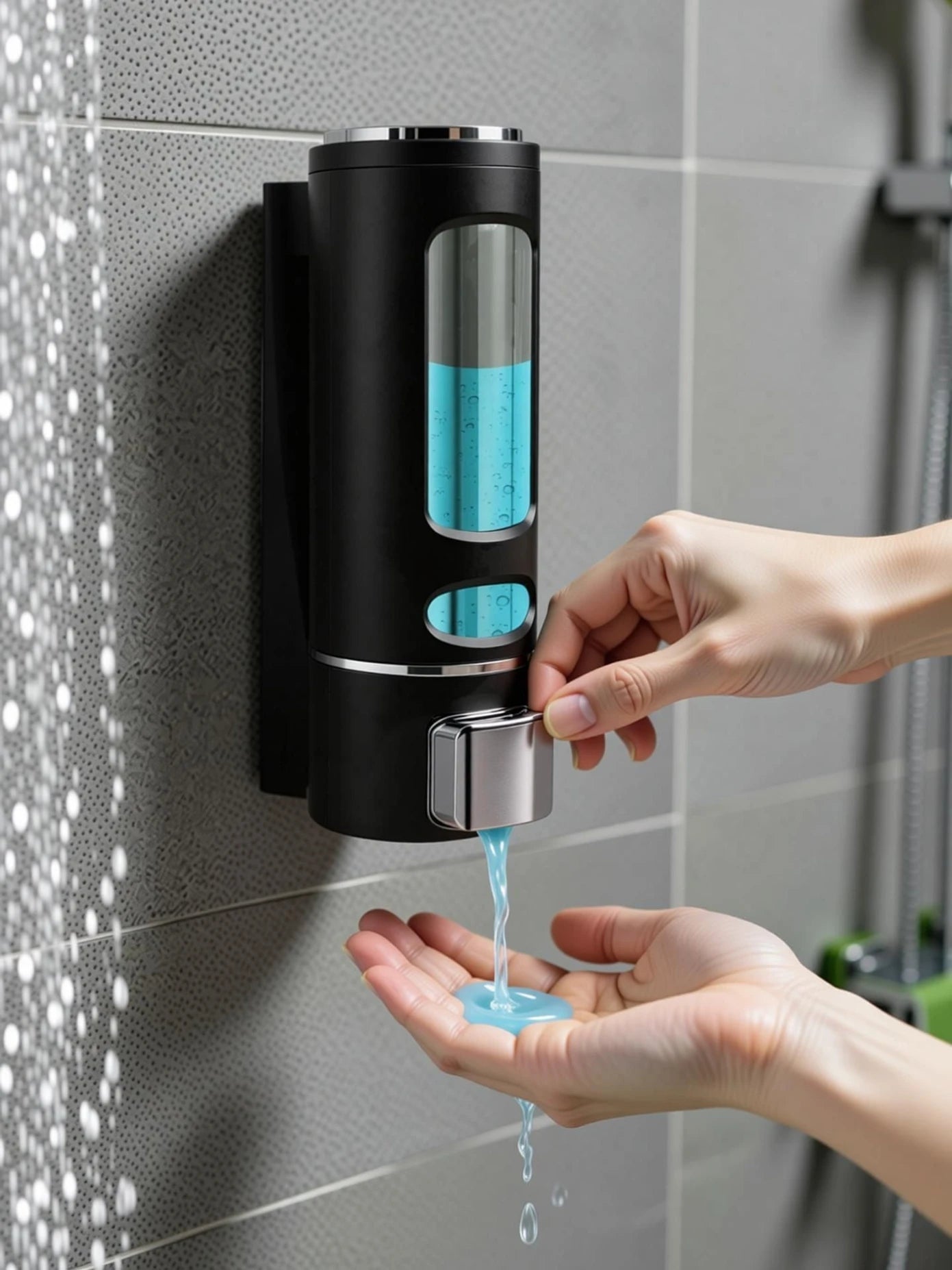 liquid soap dispenser-black