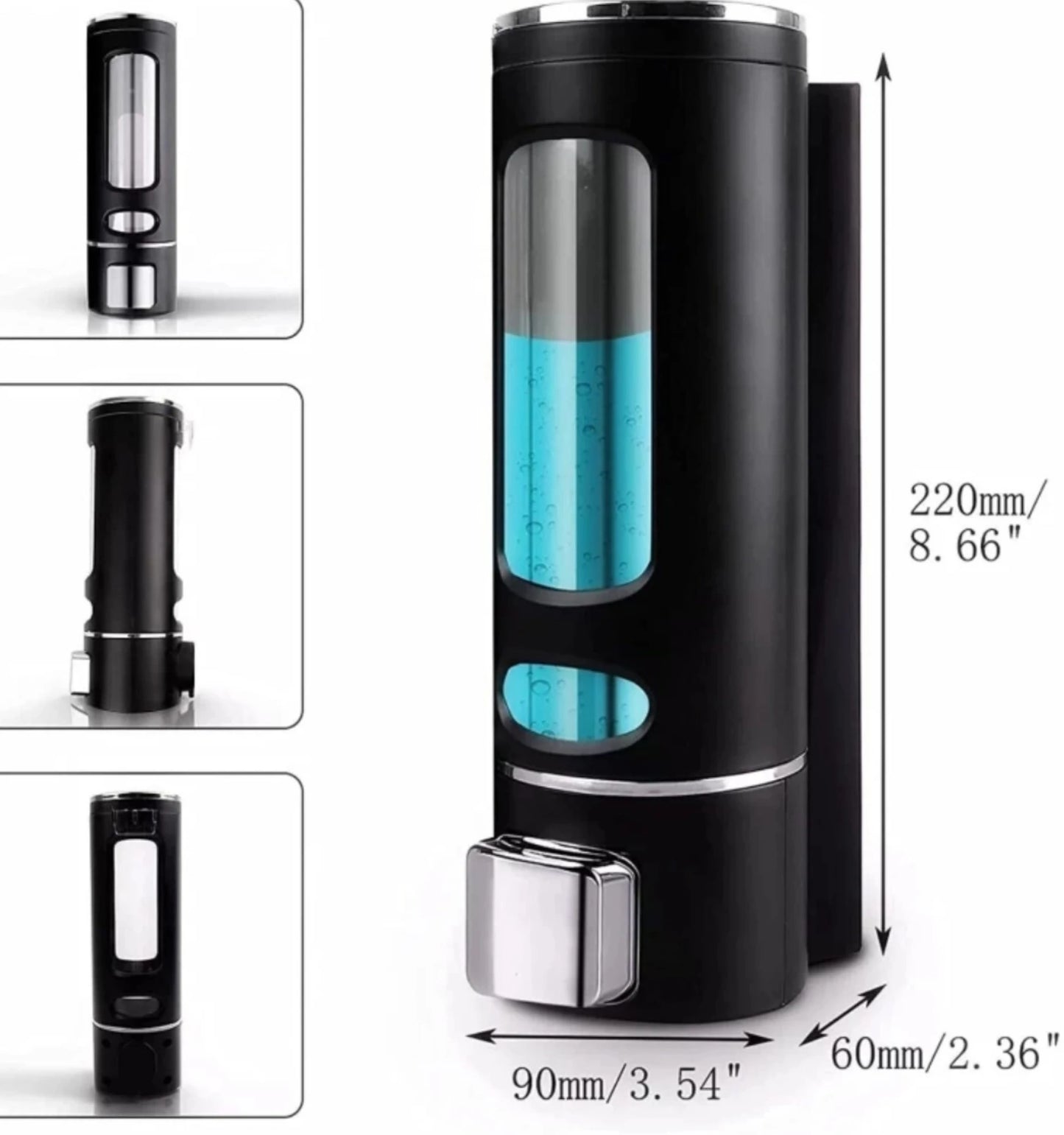 liquid soap dispenser-black