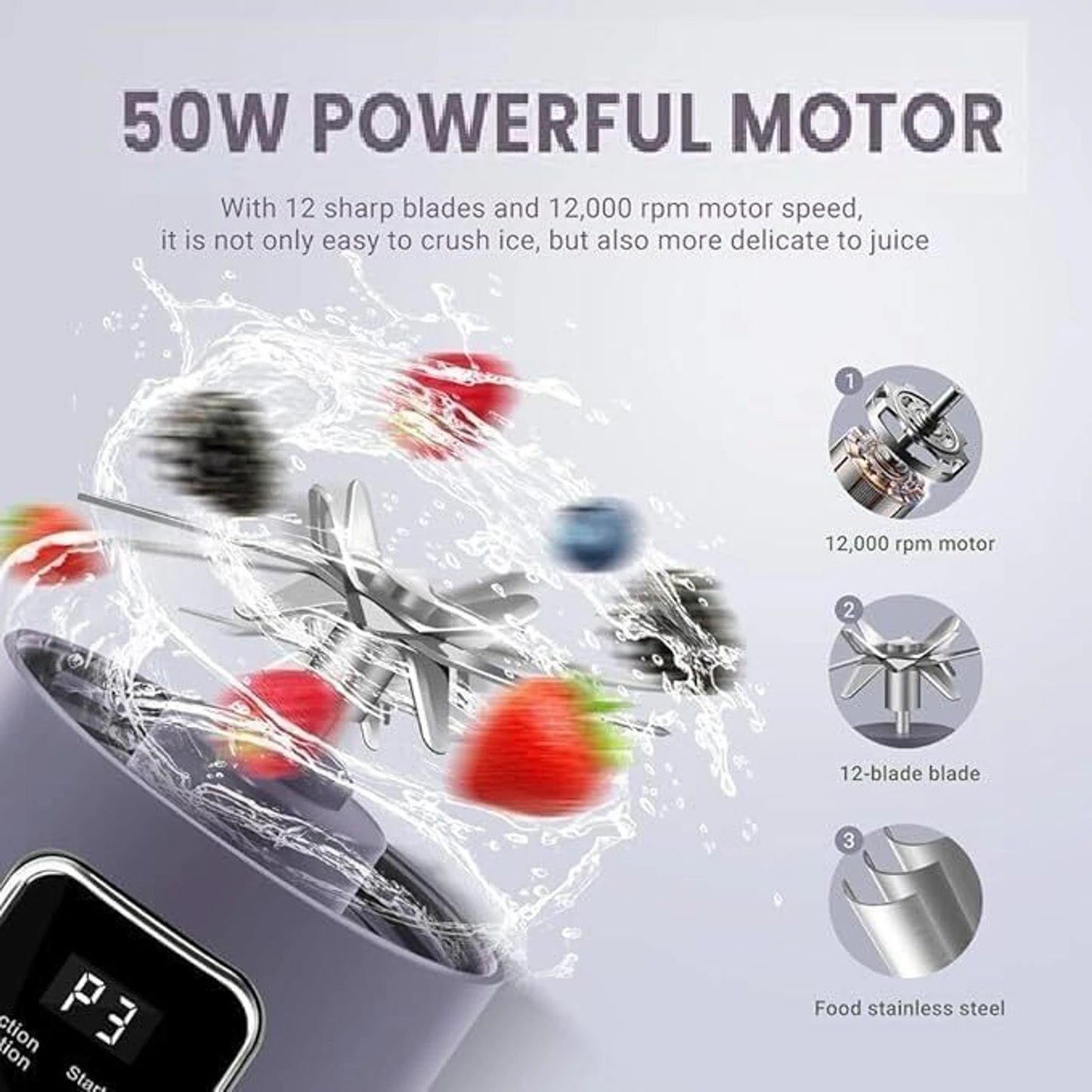 Portable Electrical Blender pulp blender