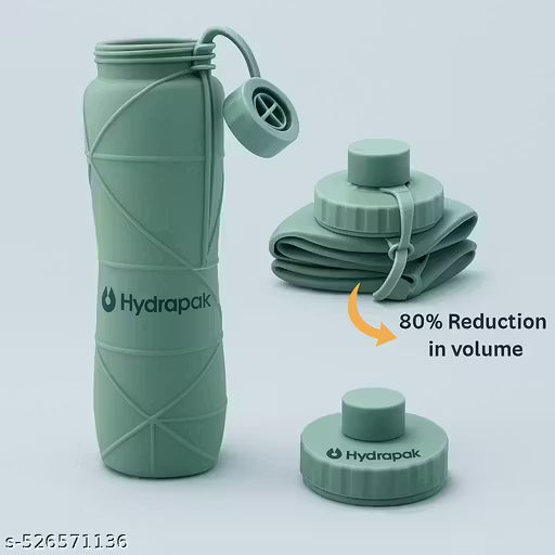 Silicone Portable Foldable Leak Proof Water Bottle|Gym Sports Water Bottle