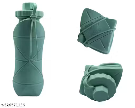 Silicone Portable Foldable Leak Proof Water Bottle|Gym Sports Water Bottle