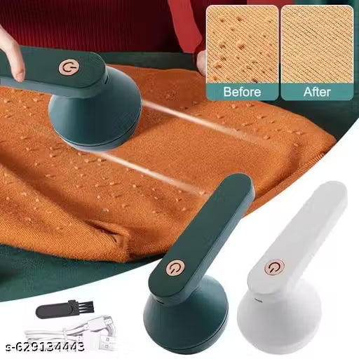 Homvera Electric Lint Remover for Clothes | Fabric Shaver with Stainless Steel Blades | Portable Rechargeable Sweater & Wool Defuzzer for Cotton, Woolen & Winter Wear